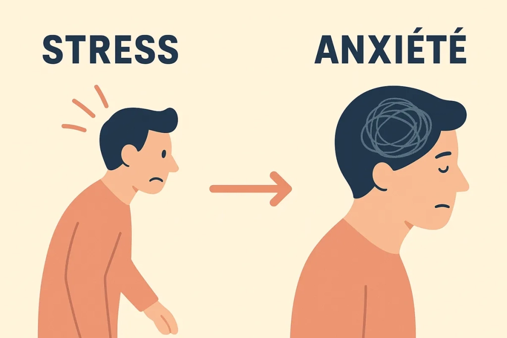 Anxiété et stress : deux mécanismes, une même alerte intérieure